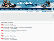 Tablet Screenshot of jetskinews.com